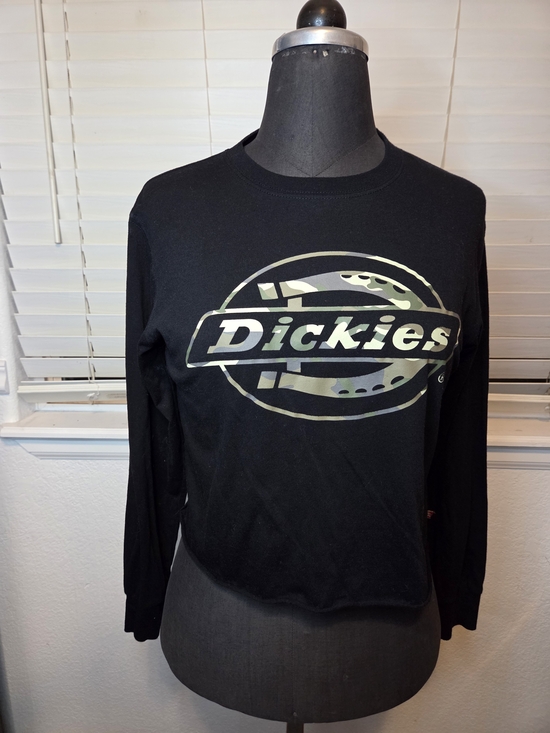 Dickies Tops - Dickies Men’s Black Long-Sleeve Logo Shirt
